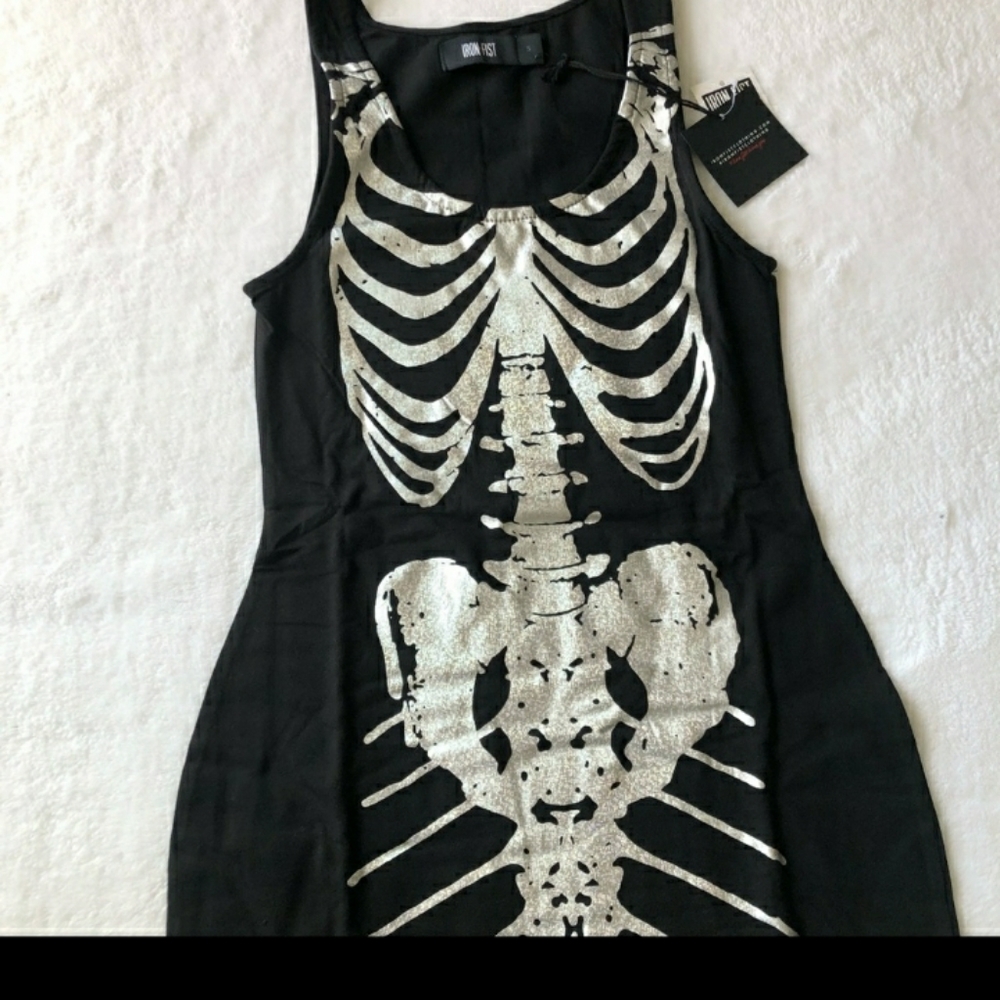 NWT Iron Fist Bone Deep Iridescent Dress - Picture 6 of 9